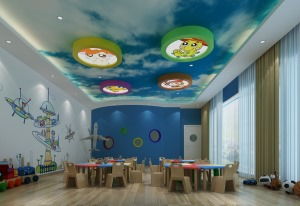 幼兒園設(shè)計(jì)效果圖 幼兒園裝修圖片河南藍(lán)禾裝飾設(shè)計(jì)公司幼兒園裝修效果圖